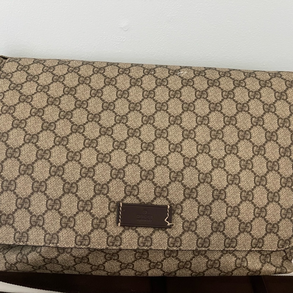 Gucci plus diaper bag